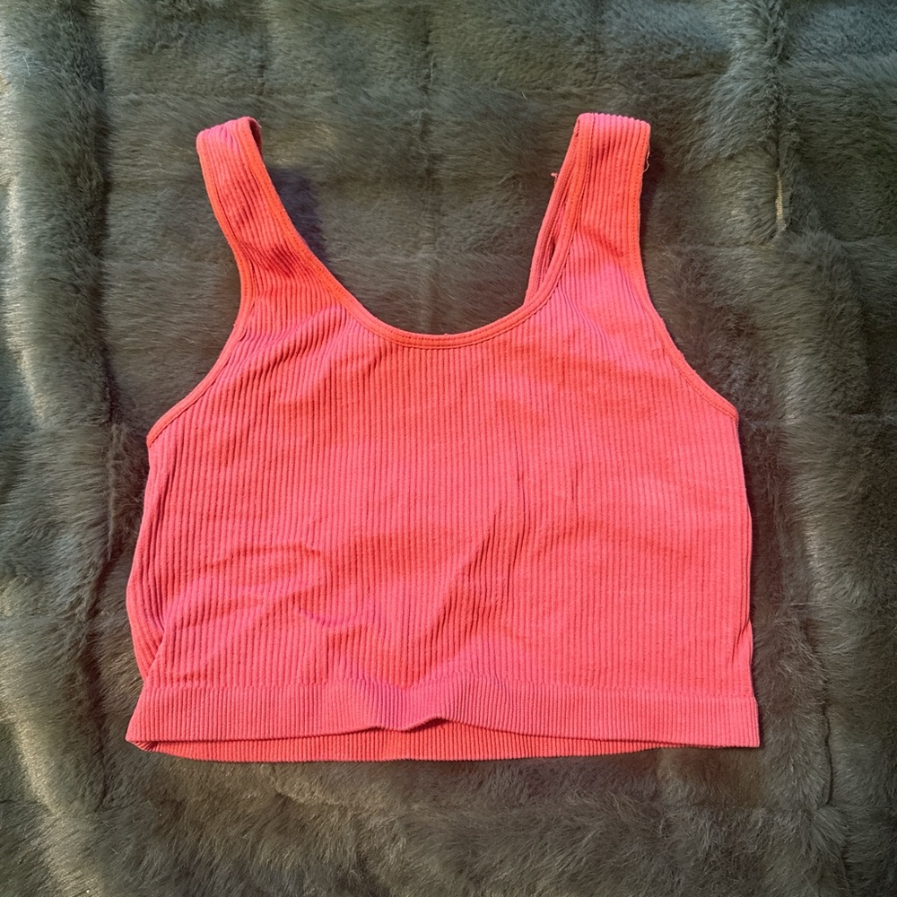 Seamless/Ribbed Cropped Tank